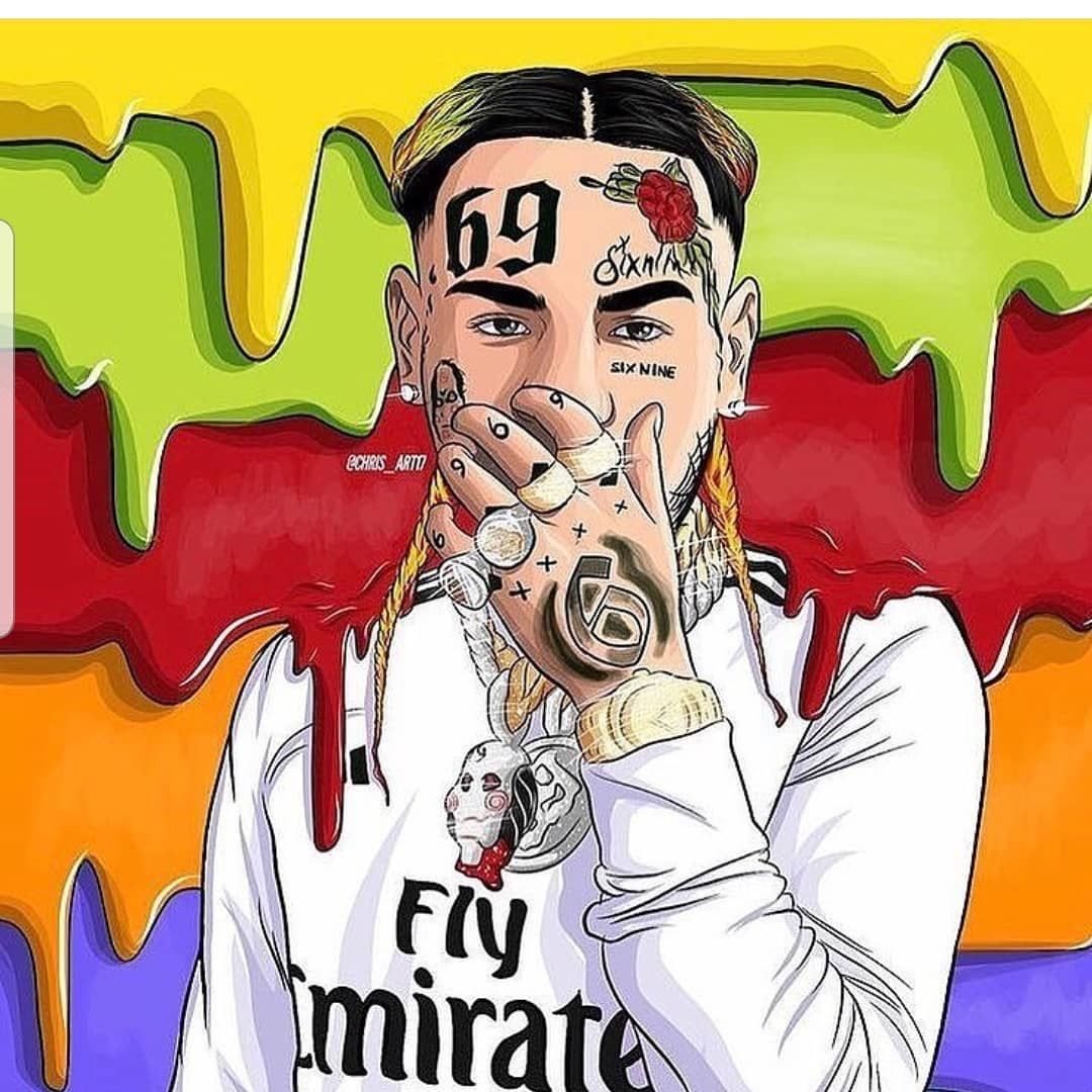 1080x1080 TEKASHI 69 on Instagram: “DOPE ART” | Tekashi 69 in 2019 | Rapper