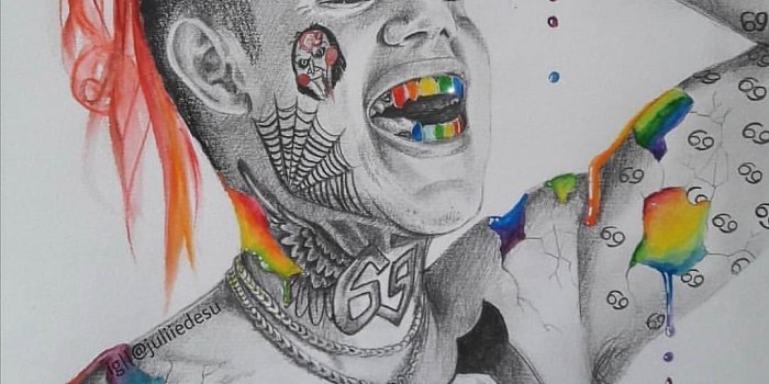 1080x1333 6ix9ine on Instagram: “Comment if you can't draw like this