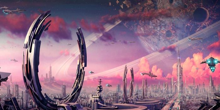 1920x1080 Alien city. 1920 × 1080 : wallpapers