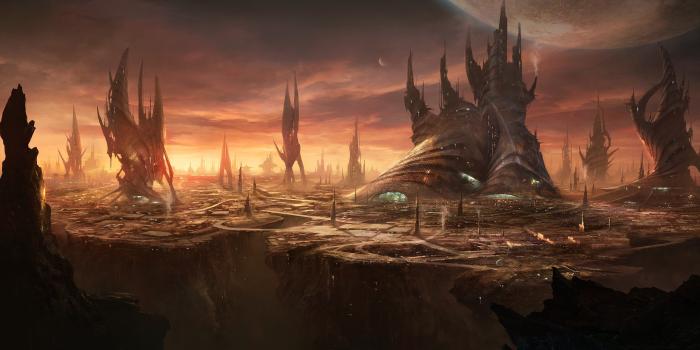 3840x2160 Stellaris Alien City 4K wallpaper