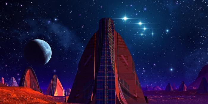 1920x1080 Alien city at night Desktop wallpapers 1920x1080