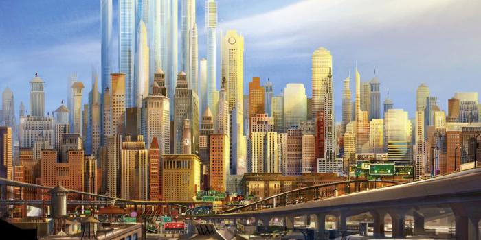 1244x700 MEGAMIND animation comedy action family superhero alien sci-fi city