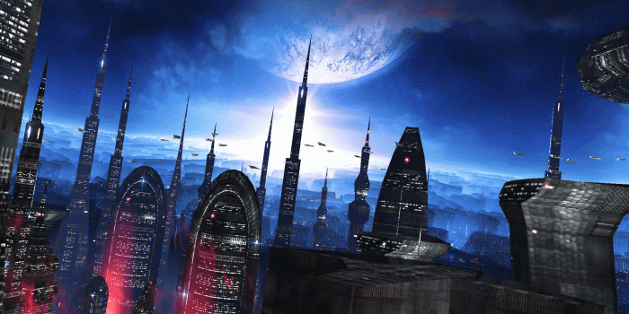 1920x1080 Space Colony Turns Your Home Screen Into An Alien Cityscape - Best