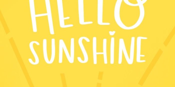 750x1334 Free sunshine yellow wallpaper, hello sunshine. iPhone home screen