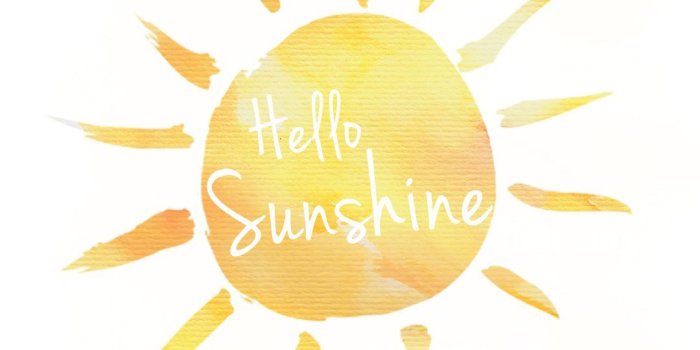 1080x1920 Hello sunshine yellow watercolor background wallpaper you can