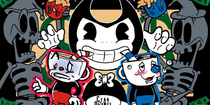 1920x1080 ArtStation - Cuphead - Fanart & Wallpaper, Cyan Orange