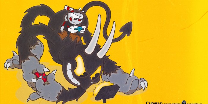 3840x2160 Cuphead The Devil Wallpaper | Cat with Monocle