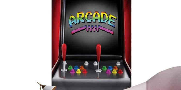 1000x1000 Amazon.com: Anzhutwelve Video Games Wallpaper Arcade Machine Retro