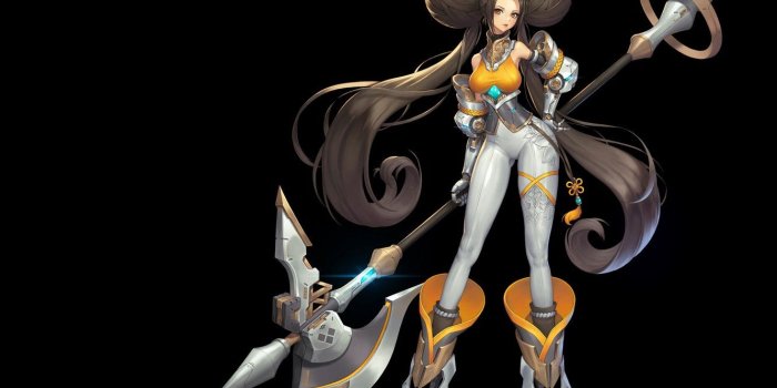 1332x850 Wallpaper the game, anime, art, costume design, Purple Moon, SCI FI