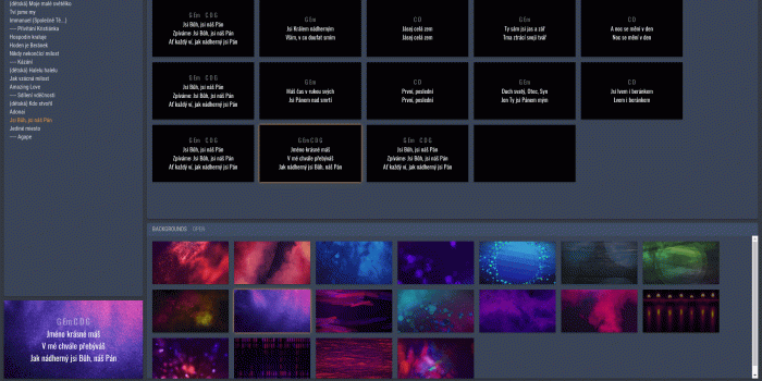1920x1080 LyricSlides: no-fuss church presentation software