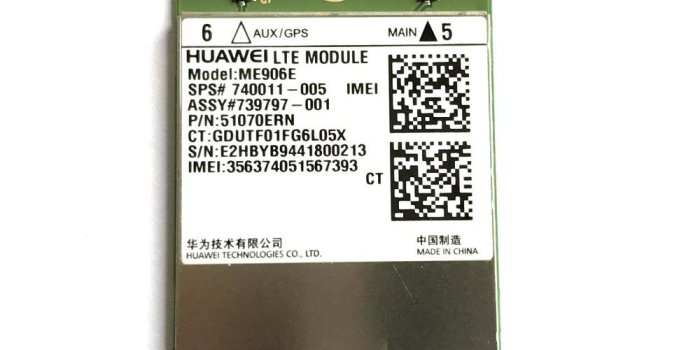 1000x864 Freeshipping Unlocked ME906E 2PCS IPX4 Antenna NEW&Original FDD LTE 4G  WCDMA GSM Module SPS# 740011-005 in stock