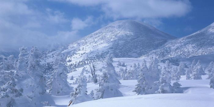 2880x1800 White alpine landscape wallpaper - Nature wallpapers - #31354