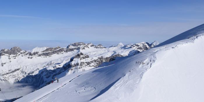 3840x2400 HD wallpaper: Adventure alpine cold high hill ski resort, winter