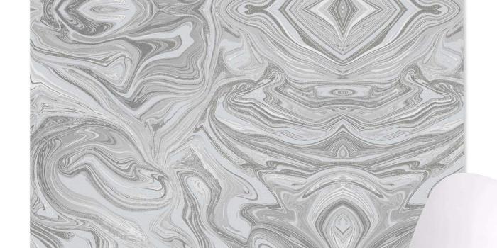 1500x1500 Amazon.com : Prosecco Sparkle Marble Wallpaper Grey Gamer Mousepad