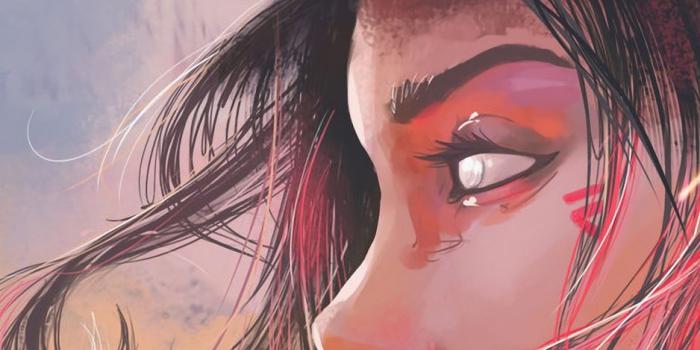 938x1668 Download wallpaper 938x1668 girl, mask, art, face, robot iphone 8/7