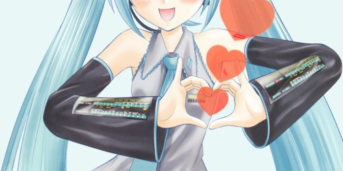 1024x1024 Hatsune Miku In Love ❤ 4K HD Desktop Wallpaper for 4K Ultra HD TV