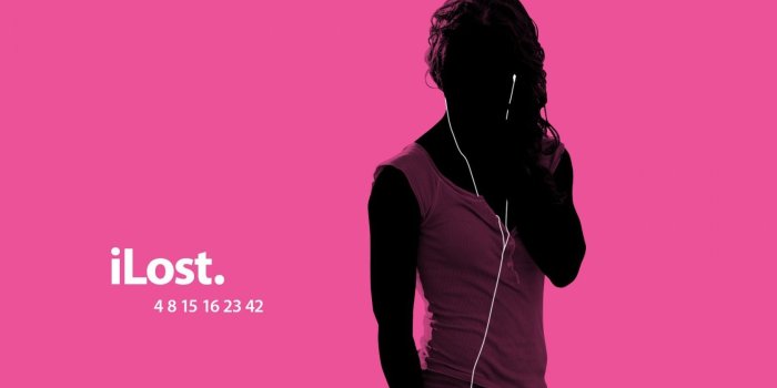 1680x1050 Apple iPod iLost Wallpapers in jpg format for free download