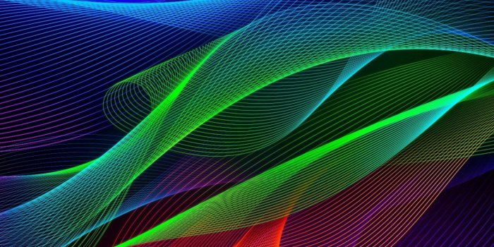 1280x1024 Download 1280x1024 wallpaper colorful lines, abstract, razer phone
