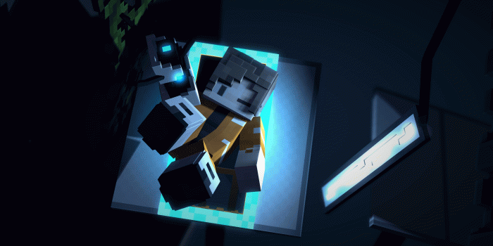 2560x1440 The boi, but with a portal gun - Wallpapers and art - Mine-imator forums