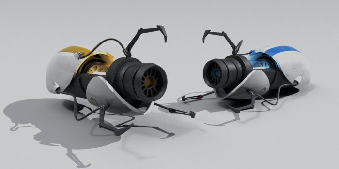 1920x1080 Crystal Bretz - Portal Gun; Portal 2 Fan Art