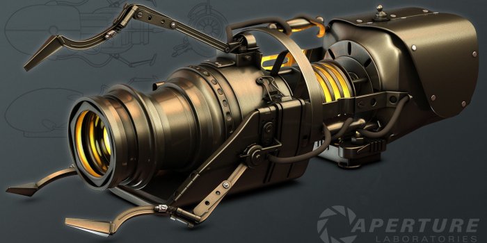 1920x1080 ArtStation - Steampunk Portal Gun , Pete Riebel