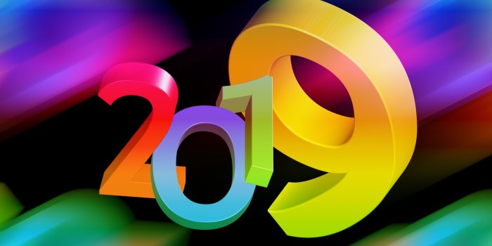 3840x2160 4K 2019 New Year Eve Abstract Wallpaper 38444 - Baltana