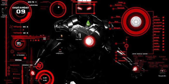 1280x720 How to install Iron Man Jarvis theme on desktop