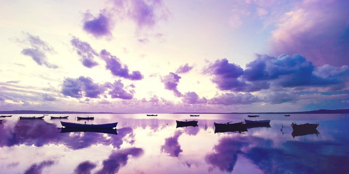 2560x1440 2560x1440 Purple Sunset In Ocean 1440P Resolution HD 4k Wallpapers