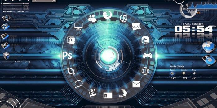 1366x768 Jarvis Wallpaper