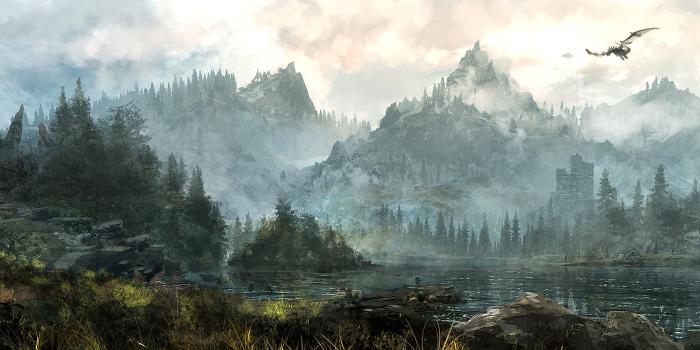 1920x817 65+ Dragon Landscape Wallpapers - Download at WallpaperBro