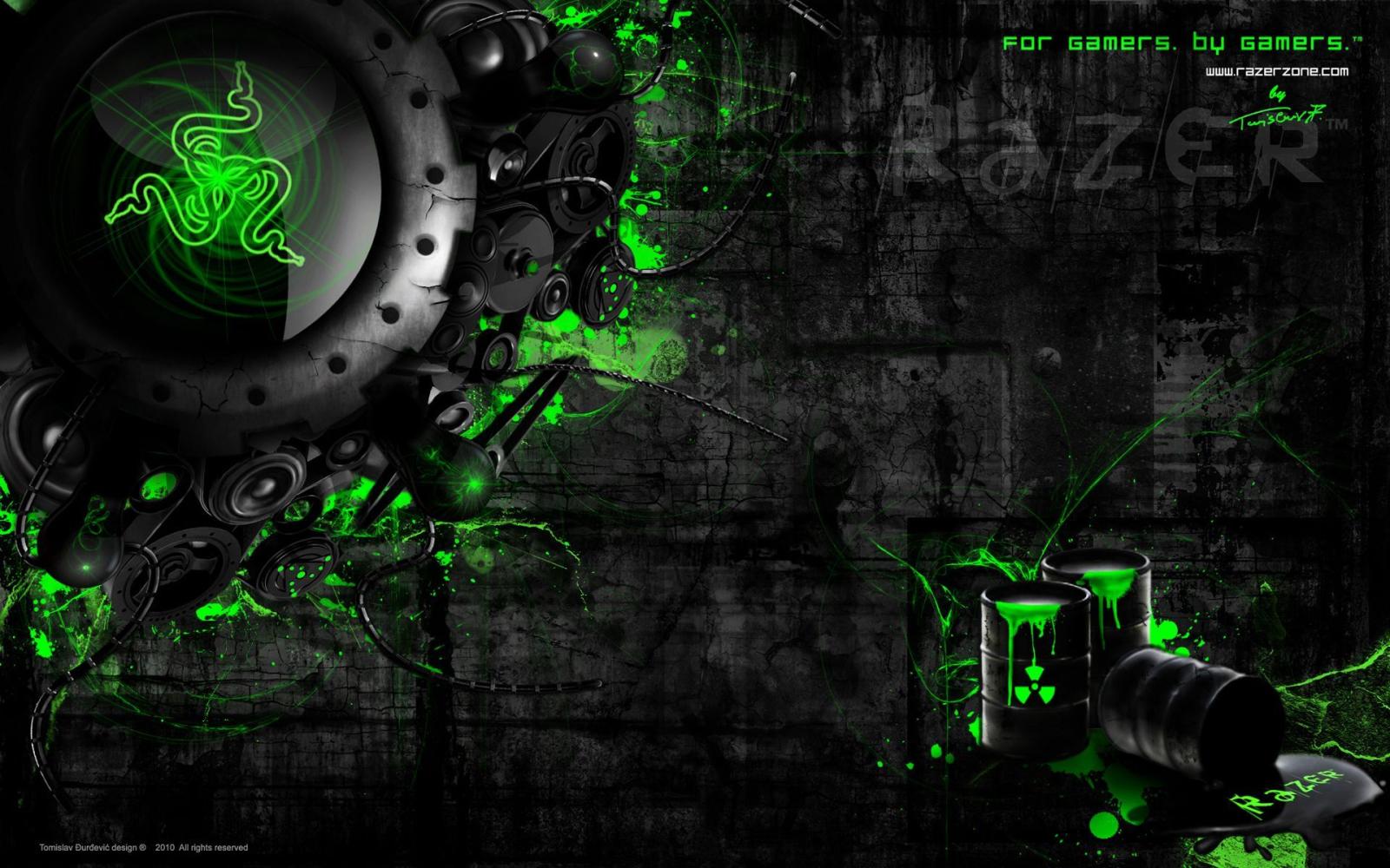 1920x1200 Razer wallpaper | tattoo in 2019 | Green wallpaper, Blue wallpapers