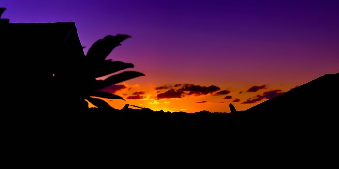 4032x1960 Purple Sunset 4K wallpaper