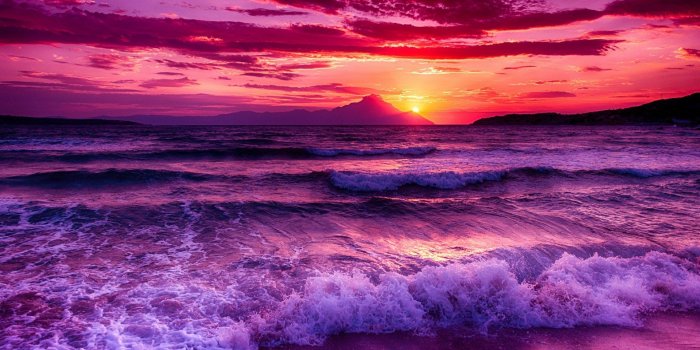 1920x1080 Purple Sunset Waterscape Wallpaper Studio 10 Beautiful Images