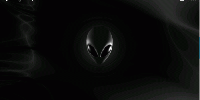 1280x800 Grey Alien Head Live Wallpaper – ShadowInk Designs