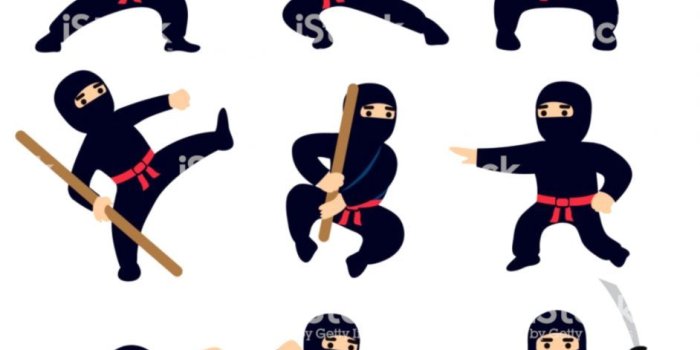 942x952 Funny Ninja Cartoon Art Hd Wallpaper | Soft Wallpapers