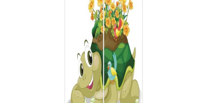 1300x1300 Amazon.com: 3d Door Wall Mural Wallpaper Stickers [ Reptile,Funny