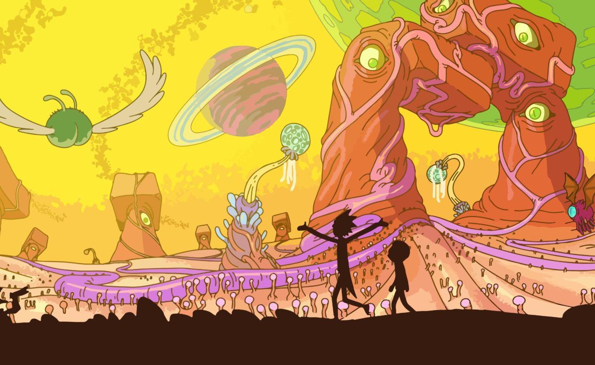 1200x737 Rick And Morty, Adult Swim, Space, Animation, Planet Wallpapers HD