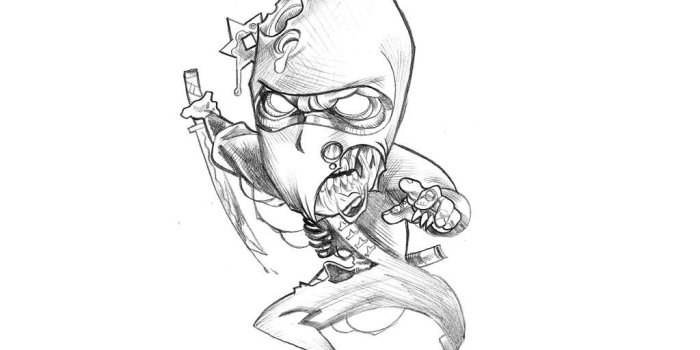 1024x768 Funny Cartoon Tattoo Drawings 2 Hd Wallpaper - Funnypicture.org