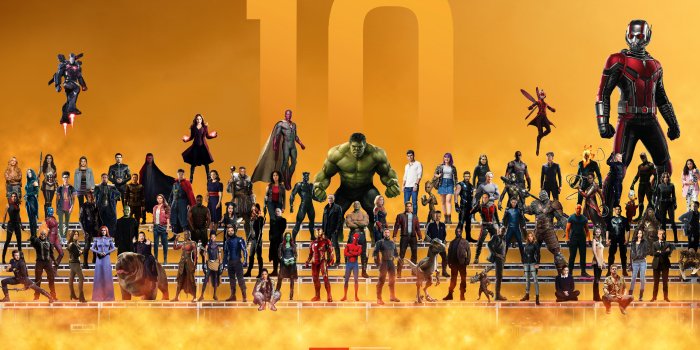 7680x4320 7680x4320 Marvel Superheroes 10 Year Anniversary Artwork 8k HD 4k