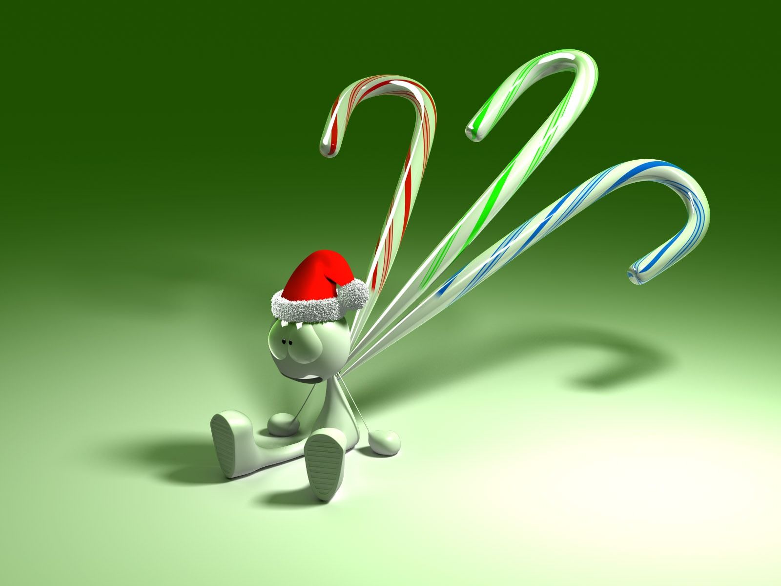 1600x1200 3D Christmas Smile Wallpaper Abstract 3D Wallpapers in jpg format