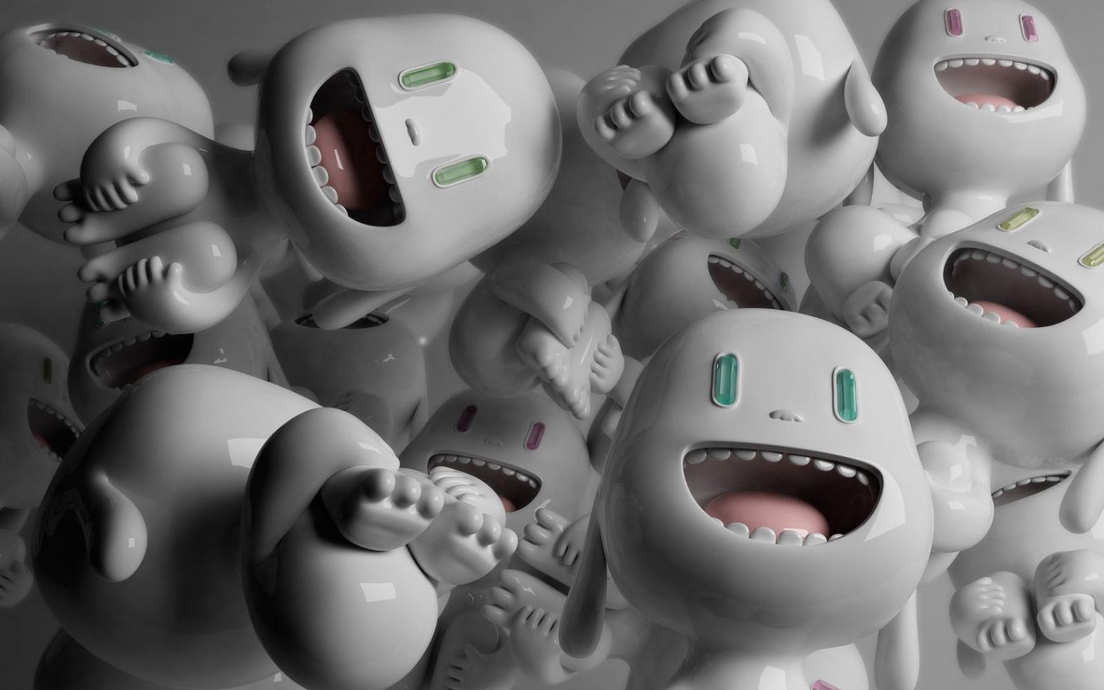 1680x1050 Funny 3d Smile #7006224