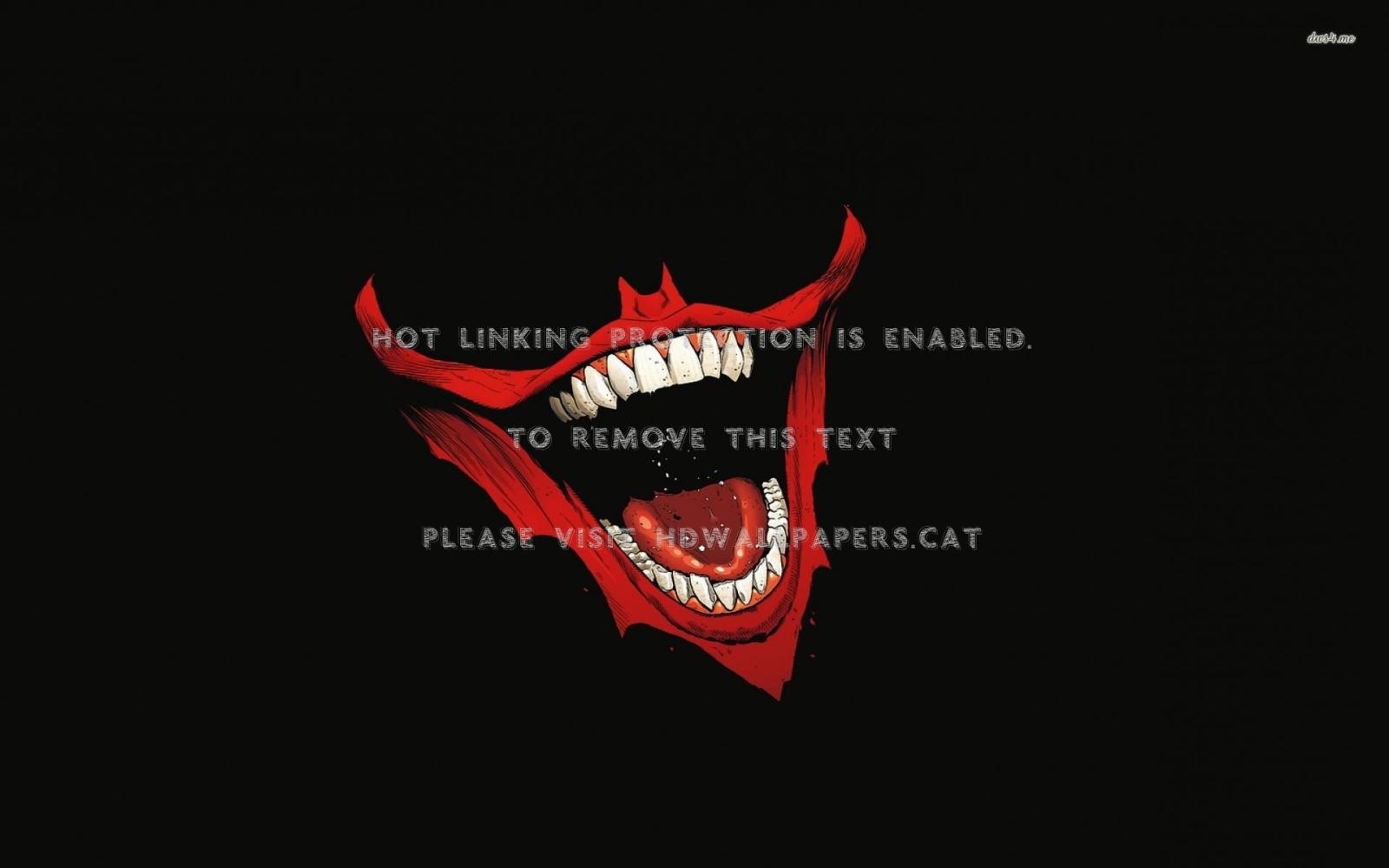 1920x1200 the joke-r smile joker red black bloody 3d