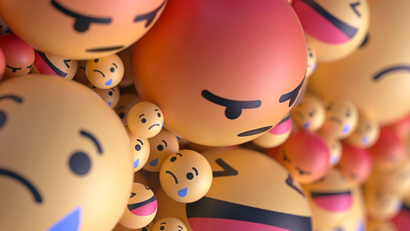 1920x1080 Download wallpaper 1920x1080 smiles, emoticons, balls, 3d, emotions