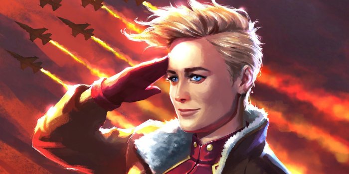 2560x1440 Captain Marvel Movie Art 4K Wallpaper #1