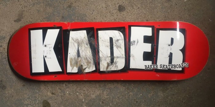 1600x1200 Baker Skateboard Deck Kader Sylla Logo 9.0