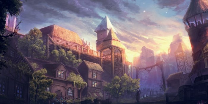 3000x1688 Old City Fantasy, HD Artist, 4k Wallpapers, Images, Backgrounds