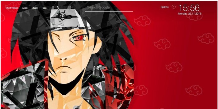 1280x800 Itachi Wallpapers HD New Tab Naruto Themes | HD Wallpapers & Backgrounds