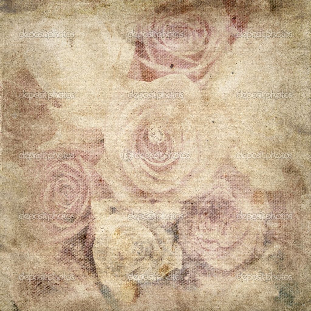 1024x1024 Free download Vintage Flower Wallpaper Vintage romantic flowers