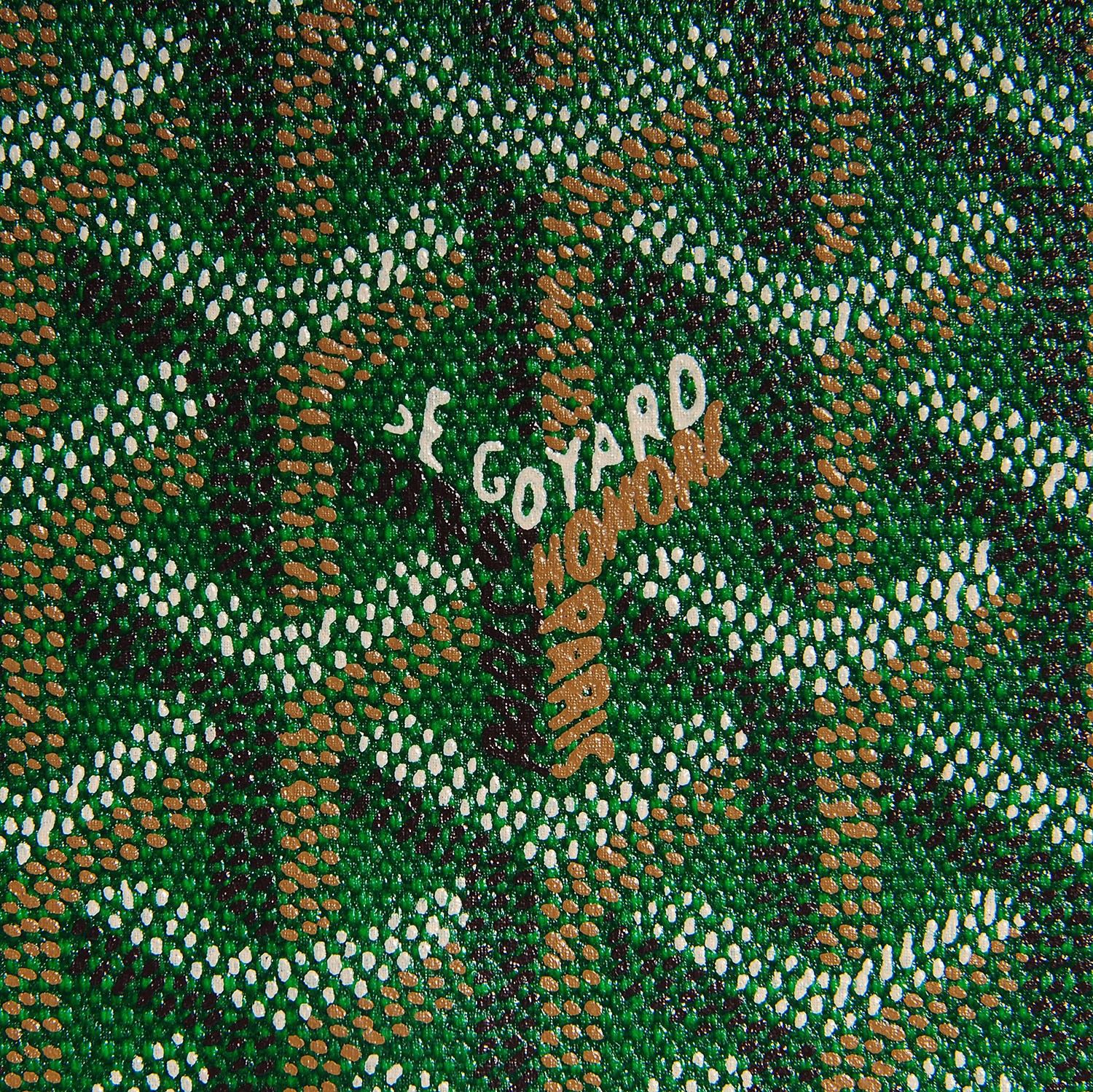 1500x1499 GOYARD Goyardine Wallet Green 93338