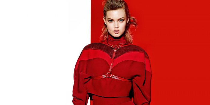 1920x1080 Wallpaper Lindsey Wixson, Vogue Turkey, Model, Fashion, HD